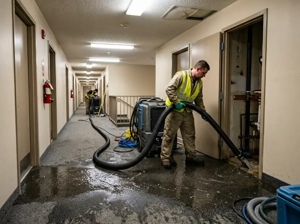 multi-unit-apartment-hallway-f-005 — frequently asked questions, Emergency Burst Pipe Water Extraction & Removal in Nashvill…
